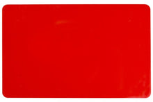  1350-2060 Red PVC ID Card (CR80/Credit Card Size, 2.13" x 3.38")