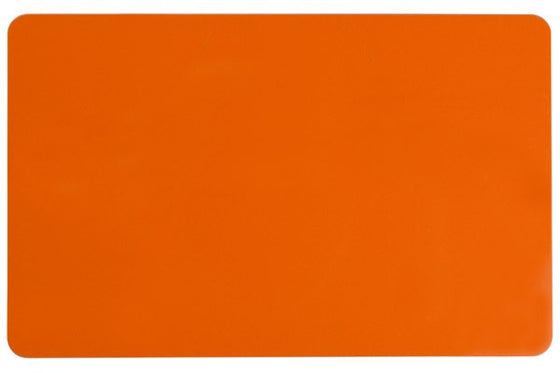 Orange PVC ID Card (CR80/Credit Card Size, 2.13" x 3.38") 1350-2080