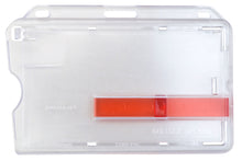  1840-6410 Frosted Rigid Plastic Horizontal 1-Card Dispenser with Extractor Slide