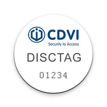  CDVI DISCTAG25 Mini PVC Adhesive Tag