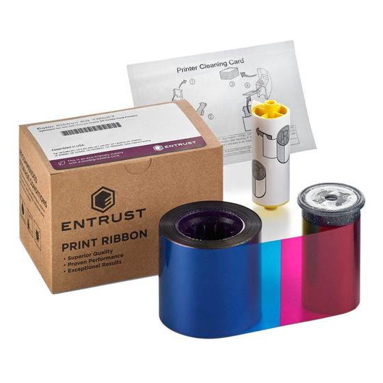 Entrust 525100-004-S100 YMCKT Ribbon + Cleaning Kit