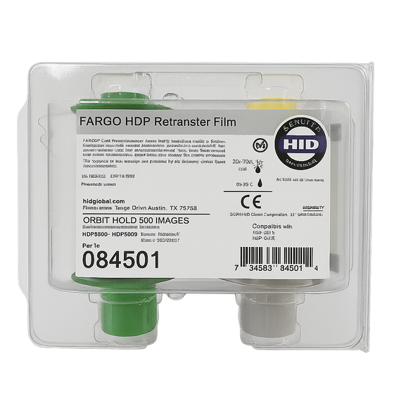 Fargo 084051 Retransfer Film for Fargo HDP5000e, HDP5000, HDP5600