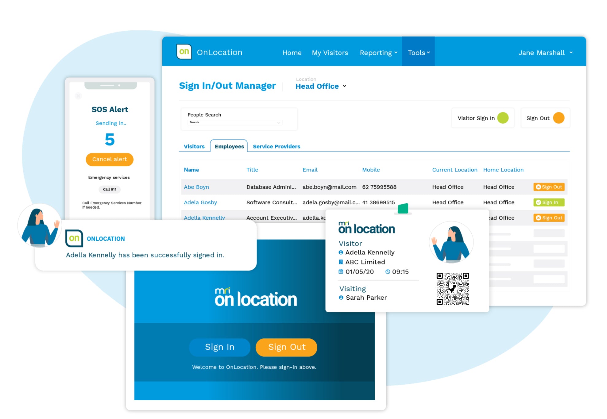 MRI OnLocation Visitor Management - Monthly Subscription