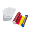 Zebra 106000-10L YMCO Colour Ribbon and Card Bundle for ZC10L (400 Prints)