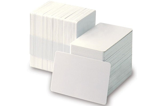 1350-1600 Adhesive-Backed Blank 10 mil Sub Credit Card Size PVC Cards