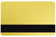  1350-2052 Gold PVC ID Card with 1/2" HICO Magnetic Stripe (CR80/Credit Card Size, 2.13" x 3.38")