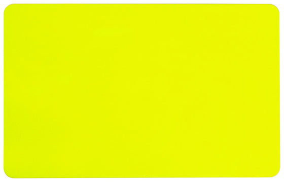 1350-2090 Yellow PVC ID Card (CR80/Credit Card Size, 2.13" x 3.38")
