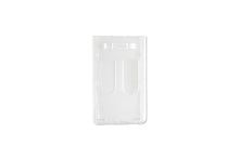  1840-6550 Frosted Rigid Plastic Vertical 2-Card Access Card Dispenser, 2.28" x 3.6"