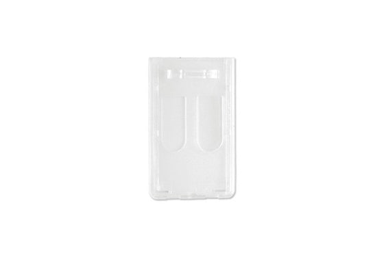 1840-6550 Frosted Rigid Plastic Vertical 2-Card Access Card Dispenser, 2.28" x 3.6"