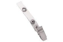  2105-3000 Clear Vinyl Strap Clip with NPS Knurled Grip Clip