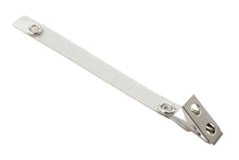  2105-3250 Clear Vinyl Strap Clip with 2-Hole NPS Clip