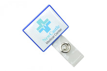  2105-4102 Square Metallic Blue LogoClip™