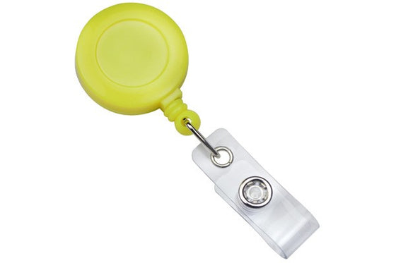 Neon Yellow Round Badge Reel 2120-3083