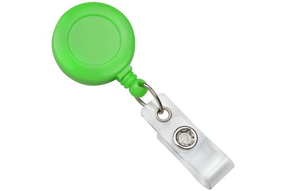 Neon Green Round Badge Reel 2120-3084