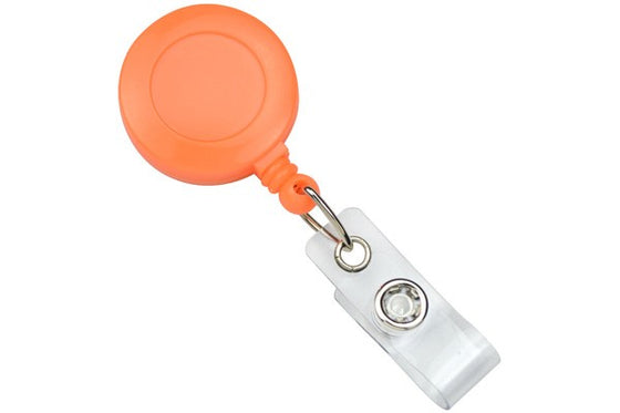 Neon Orange Round Badge Reel 2120-3085