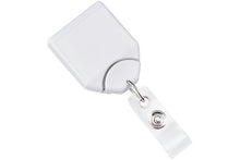  2120-8008 White B-REEL™ Badge Reel With Swivel Belt Clip