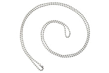  Nickel-Plated Steel Beaded Neck Chain, Length 36" (914mm) 2125-1000