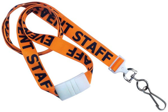 Event Staff Pre-Printed Lanyards