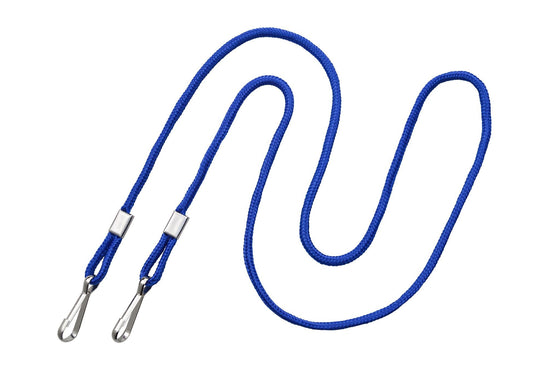 2140-5802 Royal Blue Open Ended Lanyard with Two Swivel Hooks
