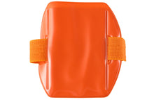  504-ARNO Fluorescent Orange Vertical Arm Band Badge Holder, 2.38" x 3.38"