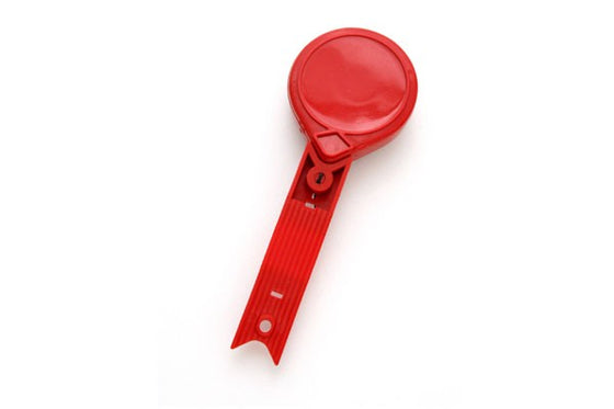 505-MF-RED Red Twist-Free Mini-Bak Reel, Slide Clip