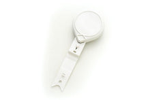  505-MF-WHT White Twist-Free Mini-Bak Reel, Slide Clip