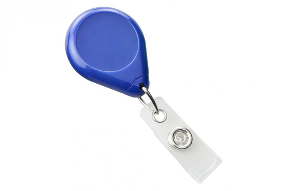 605-I-RBLU Royal Blue Premium Badge Reel With Strap And Slide Clip