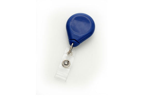609-I-RBLU Royal Blue Premium Badge Reel With Strap And Swivel Clip