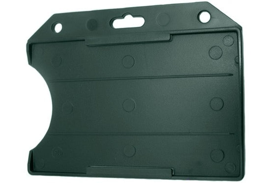 806-T2-FRST Green Rigid Plastic Horizontal Open-Face Card Holder, 2.13" x 3.38"