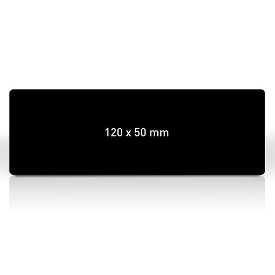C8122 Matte Black 20mil Long PVC Card - Evolis Edikio
