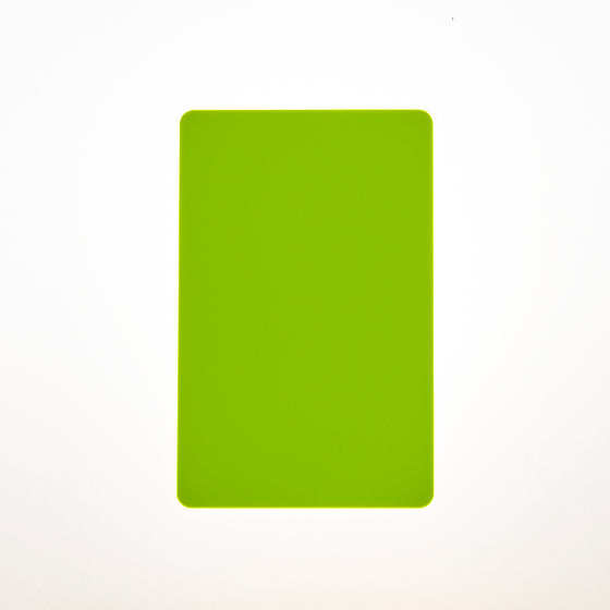 CR80/30 Yellow Flourescent-Colour PVC Cards