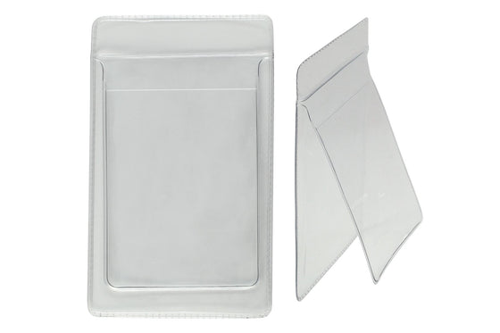 PPL638 Clear Vinyl Vertical Pocket Protector, 3.19" x 4.88"