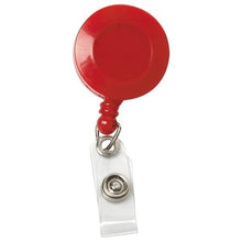  RBR-ECC - Red Retractable Badge Reel with Strap Clip and Belt clip
