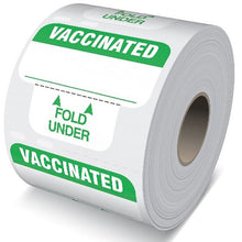  Expiring Vaccinated Stickers 2” x 1”, Bright stickers show who has been fully vaccinated prior to entering your facility.