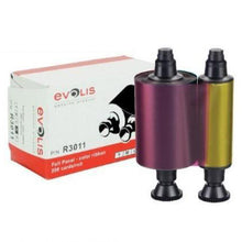  P/N R3011 Evolis Colour Printer Ribbon, YMCKO.