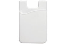  1860-5008 White Silicone Cell Phone Wallet
